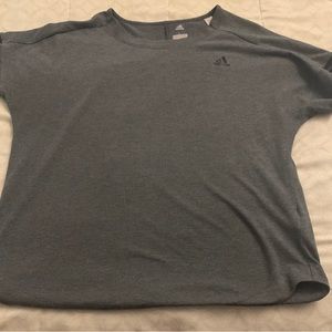 Adidas Women’s Gray Climalite Shirt - Sports Performance